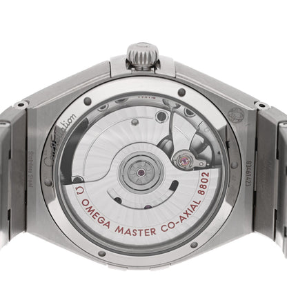 Stainless Steel Diamond 34mm Constellation Co-axial Master Chronometer Automatic Watch Blue 131.10.34.20.53.001