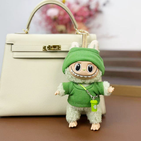 [Baby + Baby Clothing] Rab Clothing Bag Pendant Cute Vinyl DIY Doll Doll Keychain Pendant Gift
