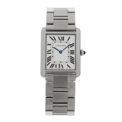 Stainless Steel 27mm Tank Solo Quartz Watch