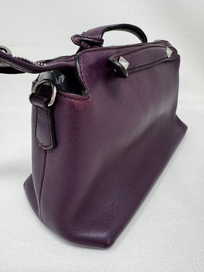 Fendi Aubergine Calfskin Leather Mini By the Way Bag BJ1-06 Rovelle Bags