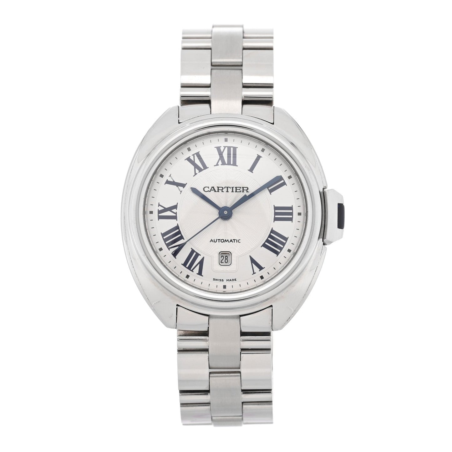 Stainless Steel 31mm Cle De Cartier Automatic Watch