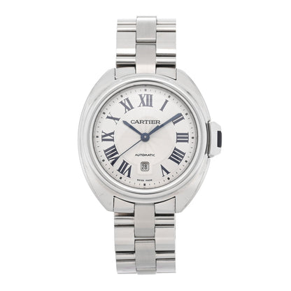 Stainless Steel 31mm Cle De Cartier Automatic Watch