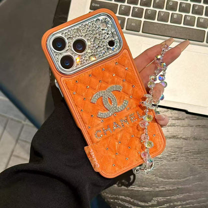 Luxurious, sparkling diamond iPhone phone case-3