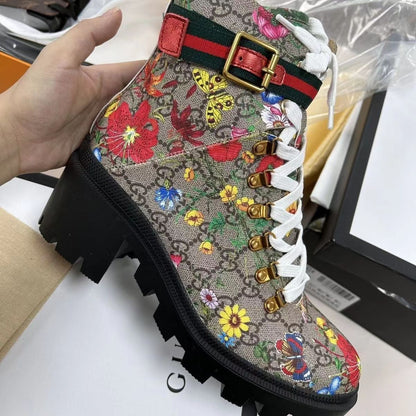 New Fashion Retro Letter printing Short Boots