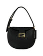 Fendi NEW 2021 Black Small Crescent Shoulder Bag Rovelle Bags