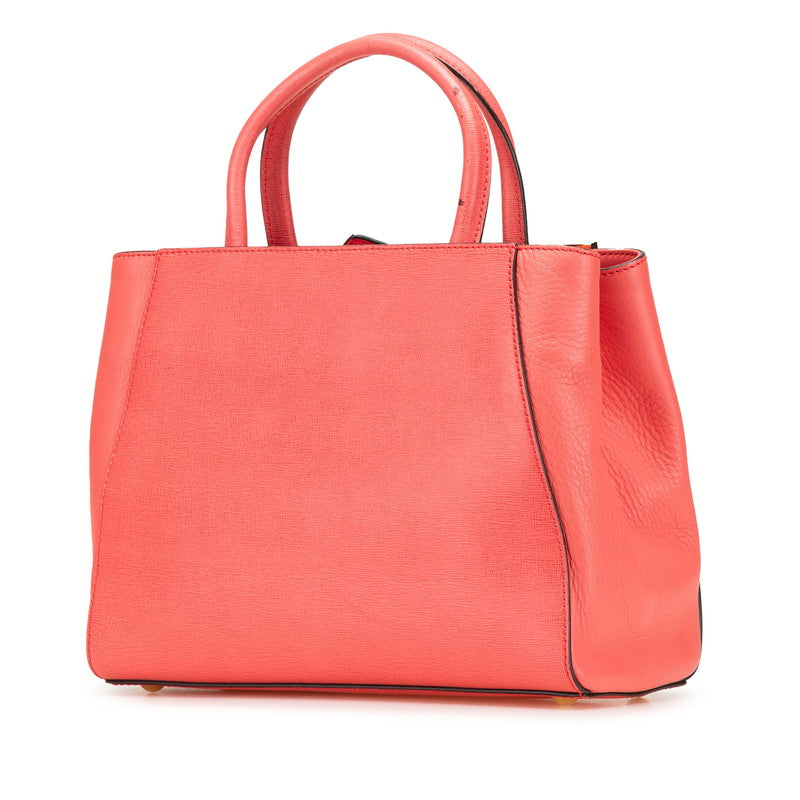 Fendi Luxury Leather Red Handbag Style 29 Rovelle Bags