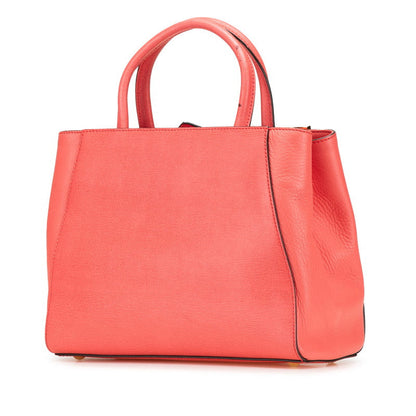 Fendi Luxury Leather Red Handbag Style 29 Rovelle Bags