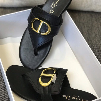Christian Dior 30 Montaigne Flat Thong Sandals