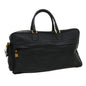 Luxury CELINE Boston Bag Leather Black 30966
