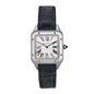 Stainless Steel Alligator 27.5mm Santos Dumont Quartz Watch