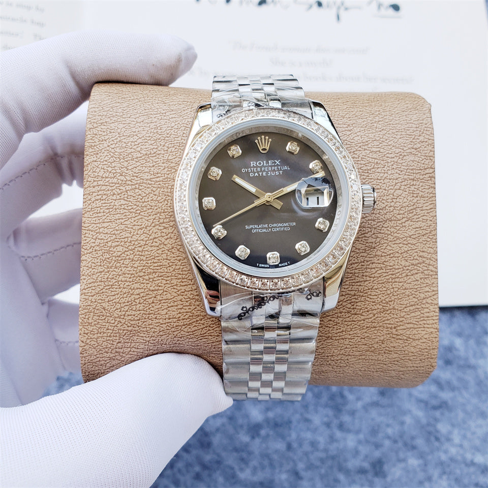 Rolex Datejust 36mm Choco Dial Silver