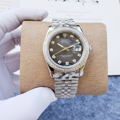 Rolex Datejust 36mm Choco Dial Silver