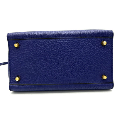 Céline Borsa a mano in pelle con anello piccolo Luxury CELINE blu LA31565