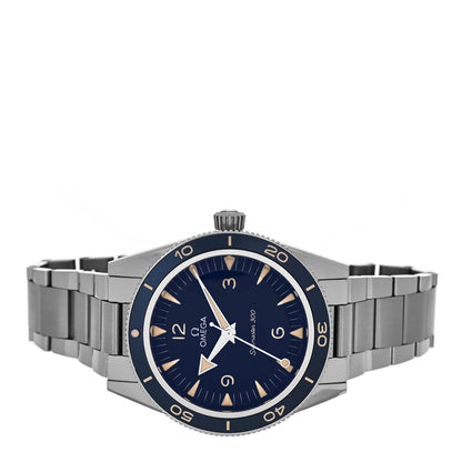Stainless Steel 41mm Seamaster 300M Co-Axial Master Chronometer Automatic Watch Blue 234.30.41.21.03.001
