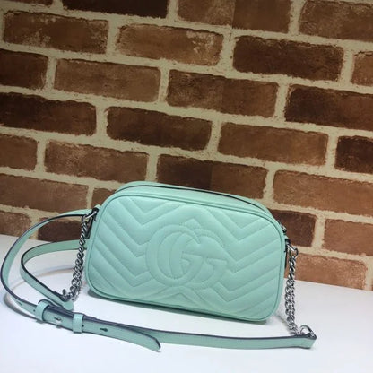 Gucci GG Marmont Matelass茅 Crossbody Bag