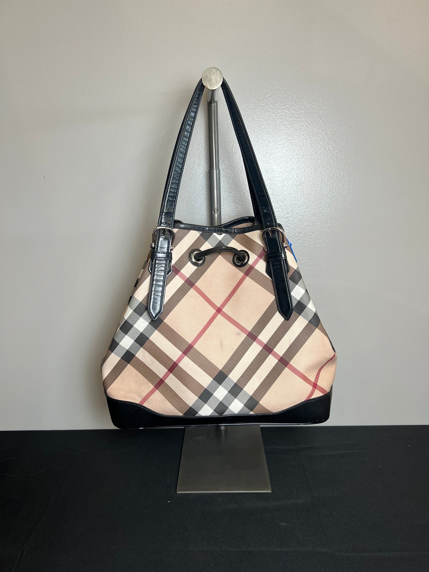 Burberry Luxury Designer Plaid Handbag
