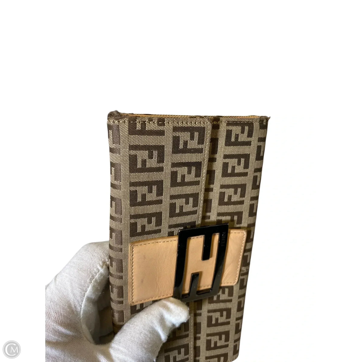Wallet Luxury Designer By Fendi, Size: Small Rovelle Bags