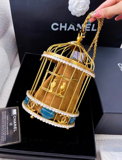 Chanel Luxury Leather Gold Handbag Style 12 Rovelle Bags