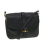 Luxury CELINE Shoulder Bag Leather Black 34008