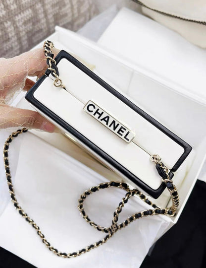 Chanel Luxury Leather Black Clutch Style 6 Rovelle Bags
