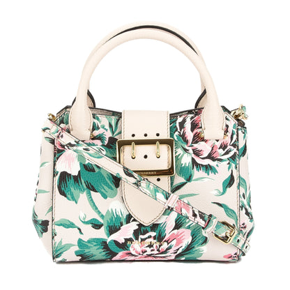 Burberry Peony Rose Leather Red Crossbody Bag