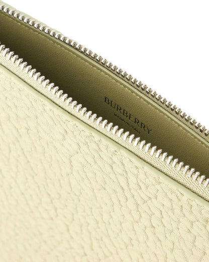 Burberry Pebble Women Leather Beige Crossbody Bag