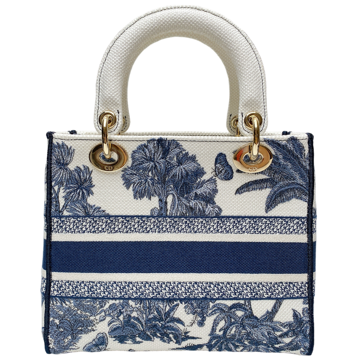 Dior Lady Dior Lou Canvas Handbag Rovelle Bags