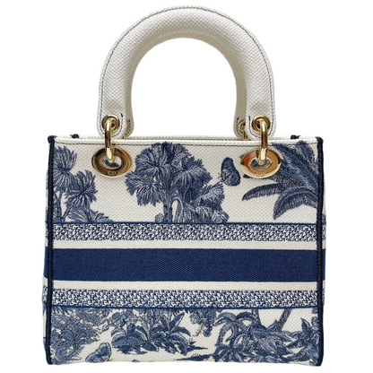 Dior Lady Dior Lou Canvas Handbag Rovelle Bags
