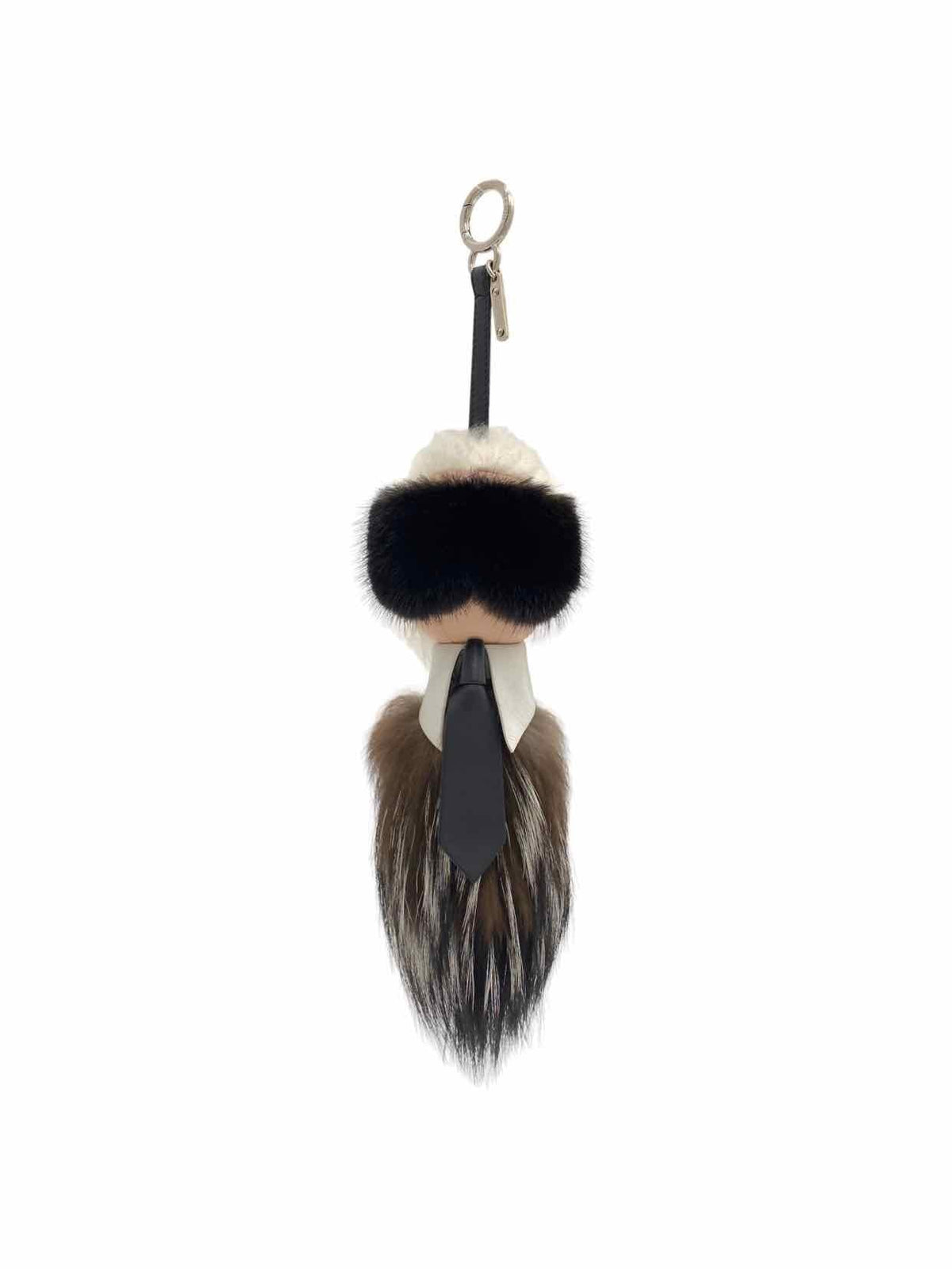 FENDI Black & White Key Chain Rovelle Bags