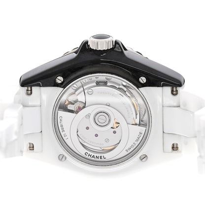 Stainless Steel Ceramic 38mm J12 Paradoxe Automatic Watch White