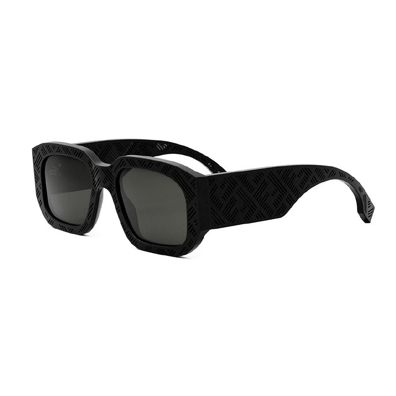 Fendi Sunglasses Square Full Rim, Matte Black Frame and Smoke Lens FE40113I02A Rovelle Bags