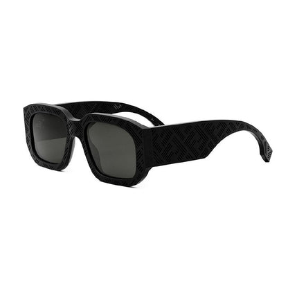 Fendi Sunglasses Square Full Rim, Matte Black Frame and Smoke Lens FE40113I02A Rovelle Bags