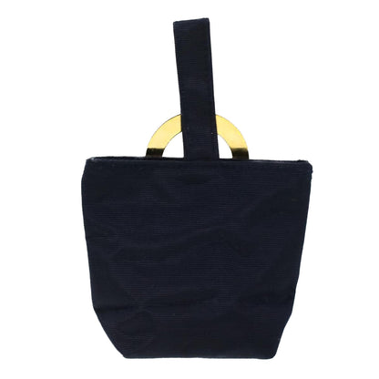 Luxury CELINE Logo Pouch Nylon Navy 36351