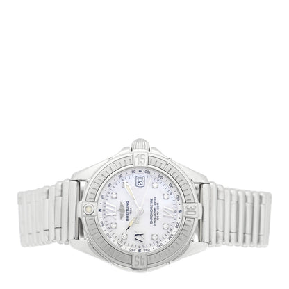 Stainless Steel Diamond Mother of Pearl 32mm Lady Cockpit Quartz Watch A71365