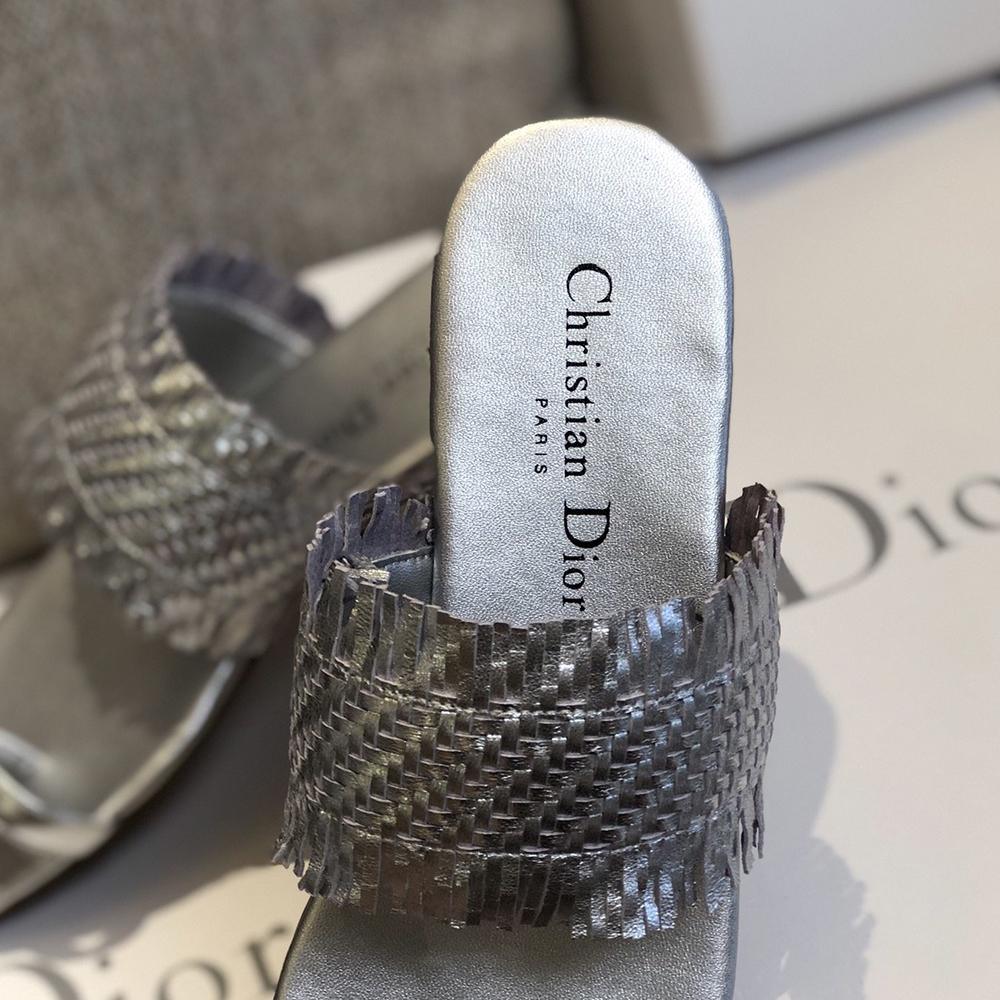 Dior Women silver-Coloured open toe slides