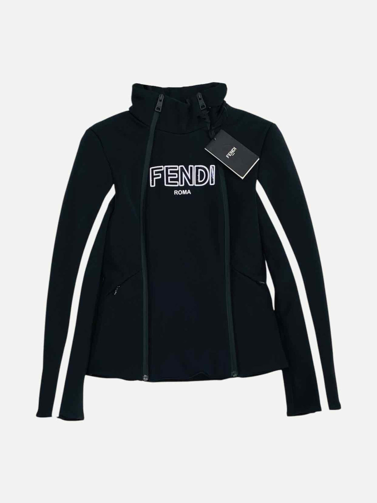 FENDI Panelled Black Size US 2 Jacket Rovelle Bags