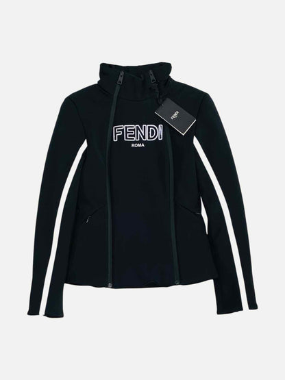 FENDI Panelled Black Size US 2 Jacket Rovelle Bags
