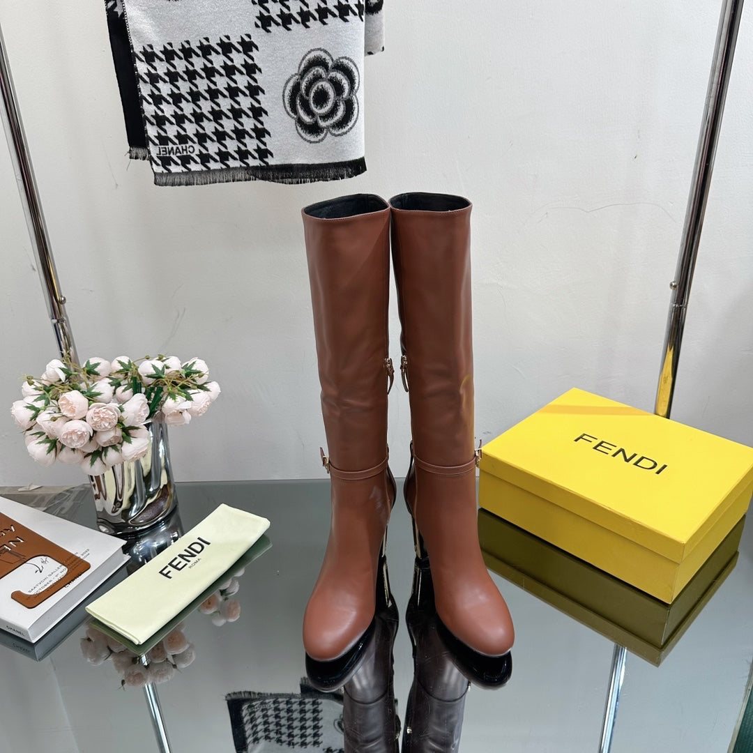 Fendi Delfina Knee High Boots