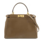 FENDI Peekaboo Regular 2Way Shoulder Bag Hand Bag Brown 8BN226 Rovelle Bags