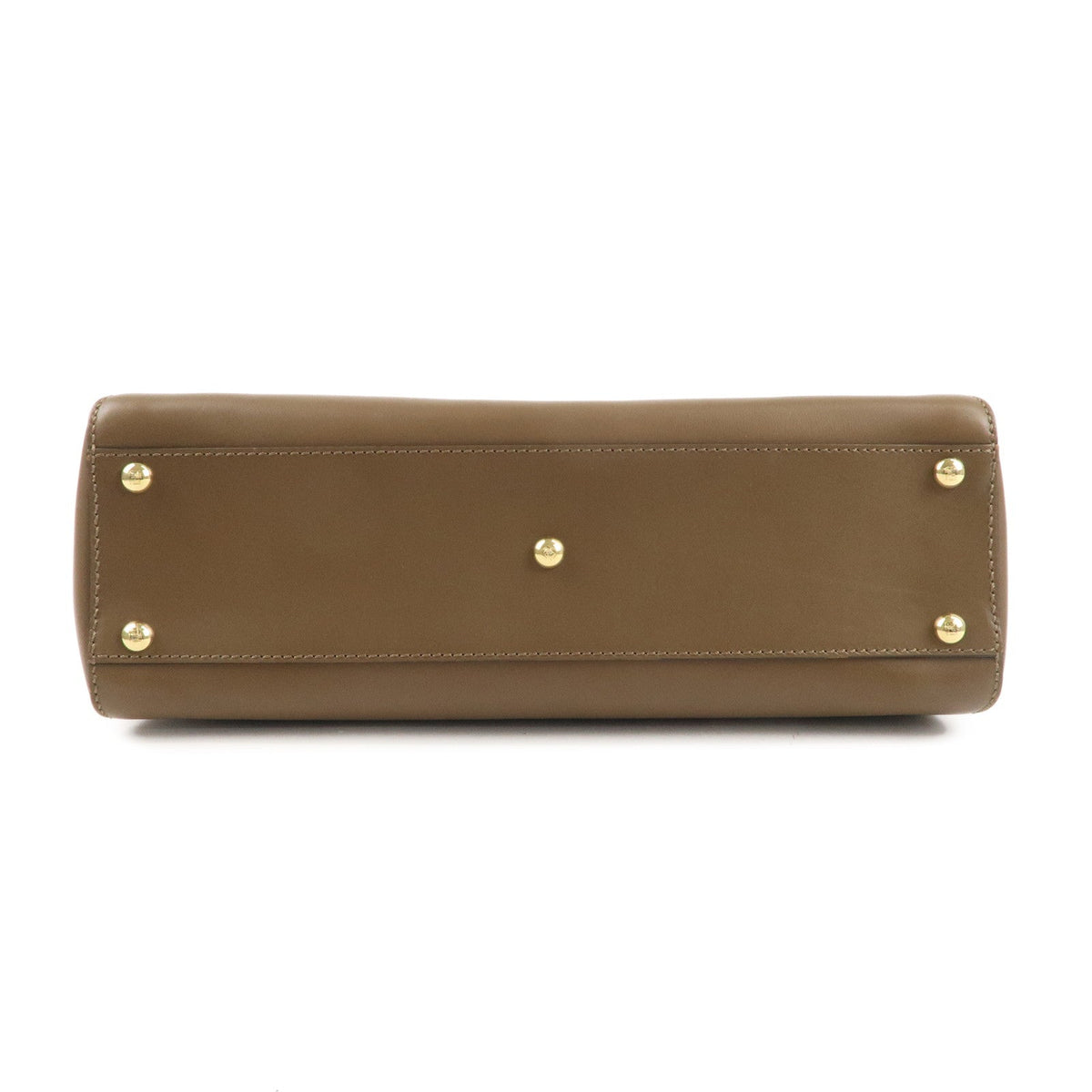 FENDI Peekaboo Regular 2Way Shoulder Bag Hand Bag Brown 8BN226 Rovelle Bags
