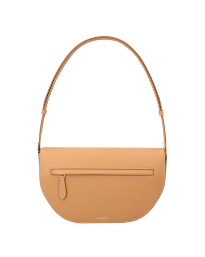 Burberry Women SIZE Leather Beige Shoulder Bag