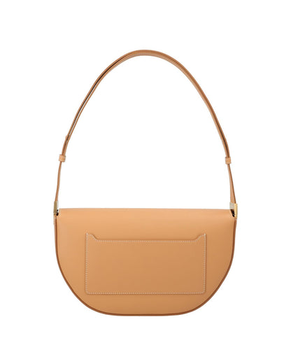 Burberry Women SIZE Leather Beige Shoulder Bag