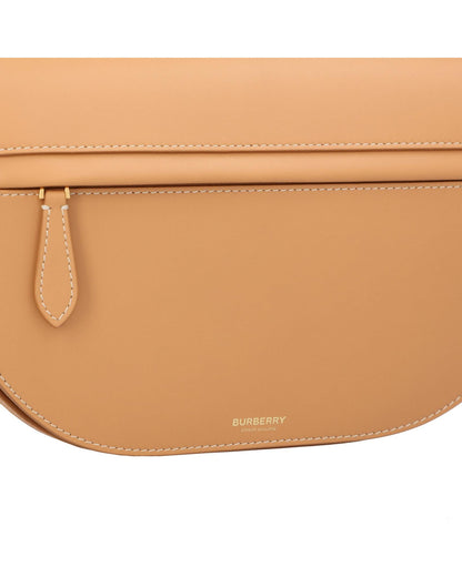 Burberry Women SIZE Leather Beige Shoulder Bag