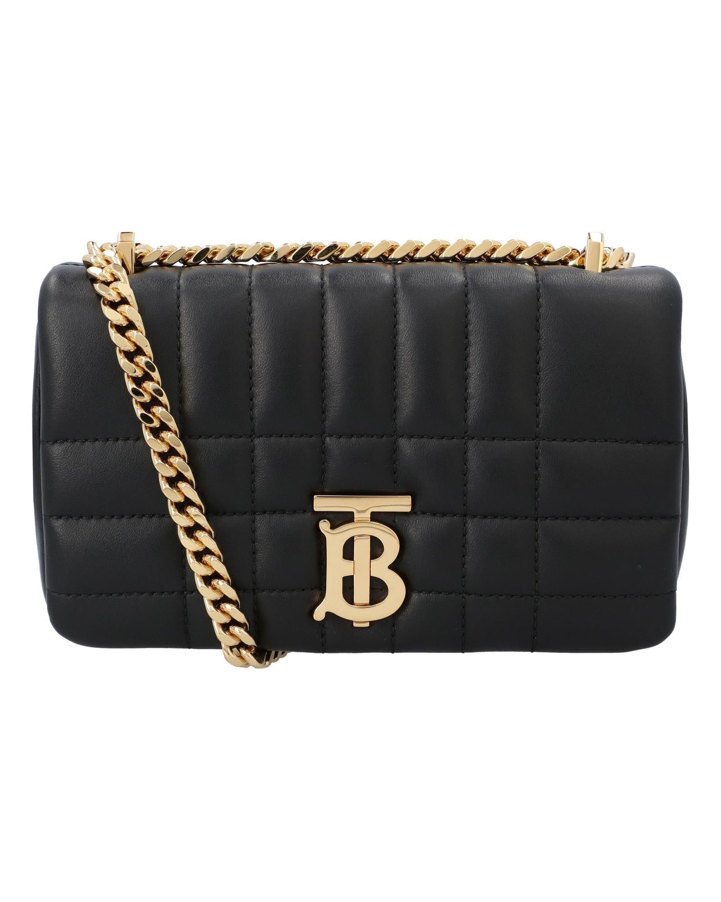 Burberry Lola Chain Leather Black Shoulder Bag