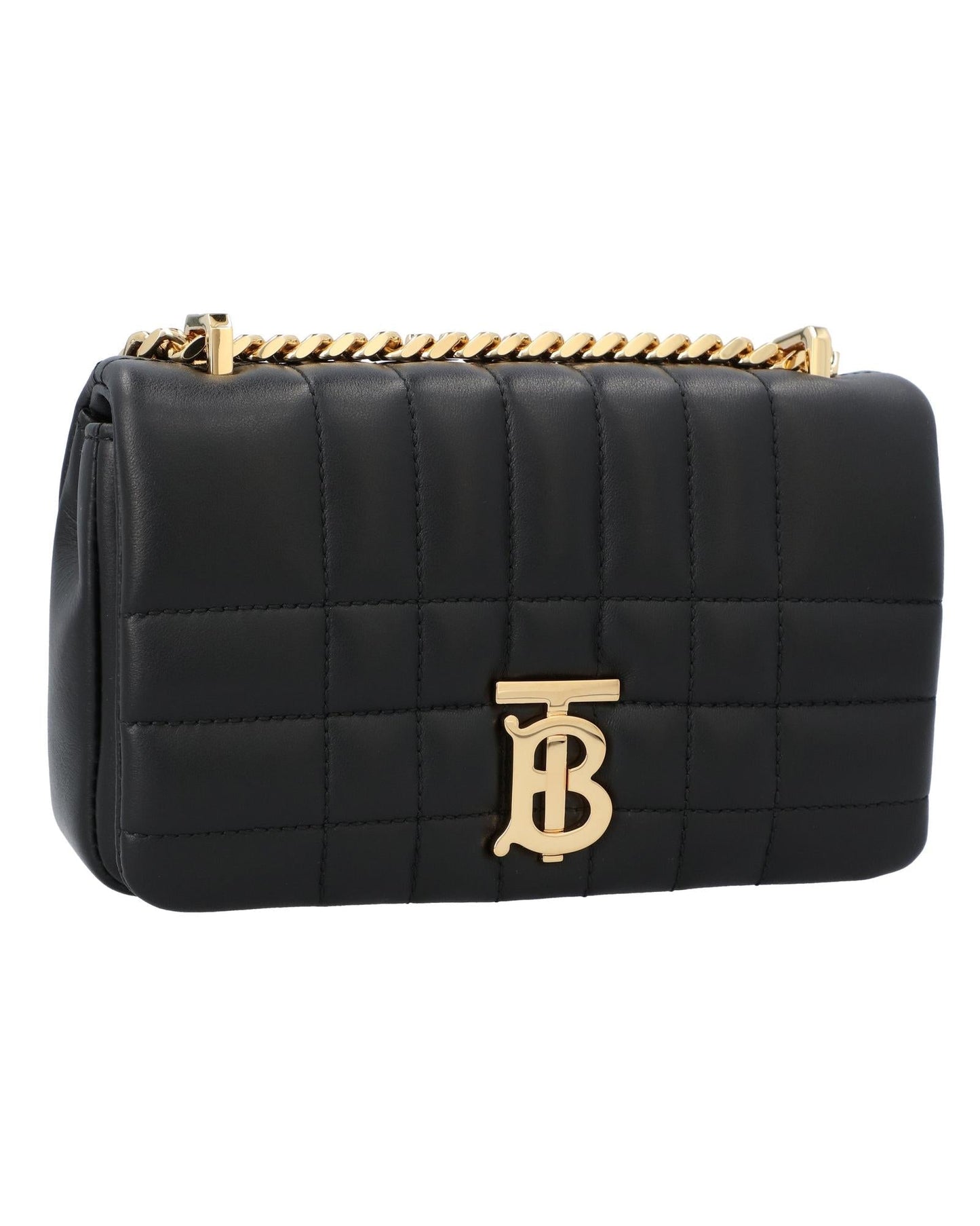 Burberry Lola Chain Leather Black Shoulder Bag