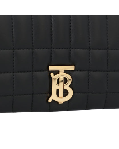 Burberry Lola Chain Leather Black Shoulder Bag