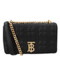 Burberry Women Messenger Leather Black Crossbody Bag
