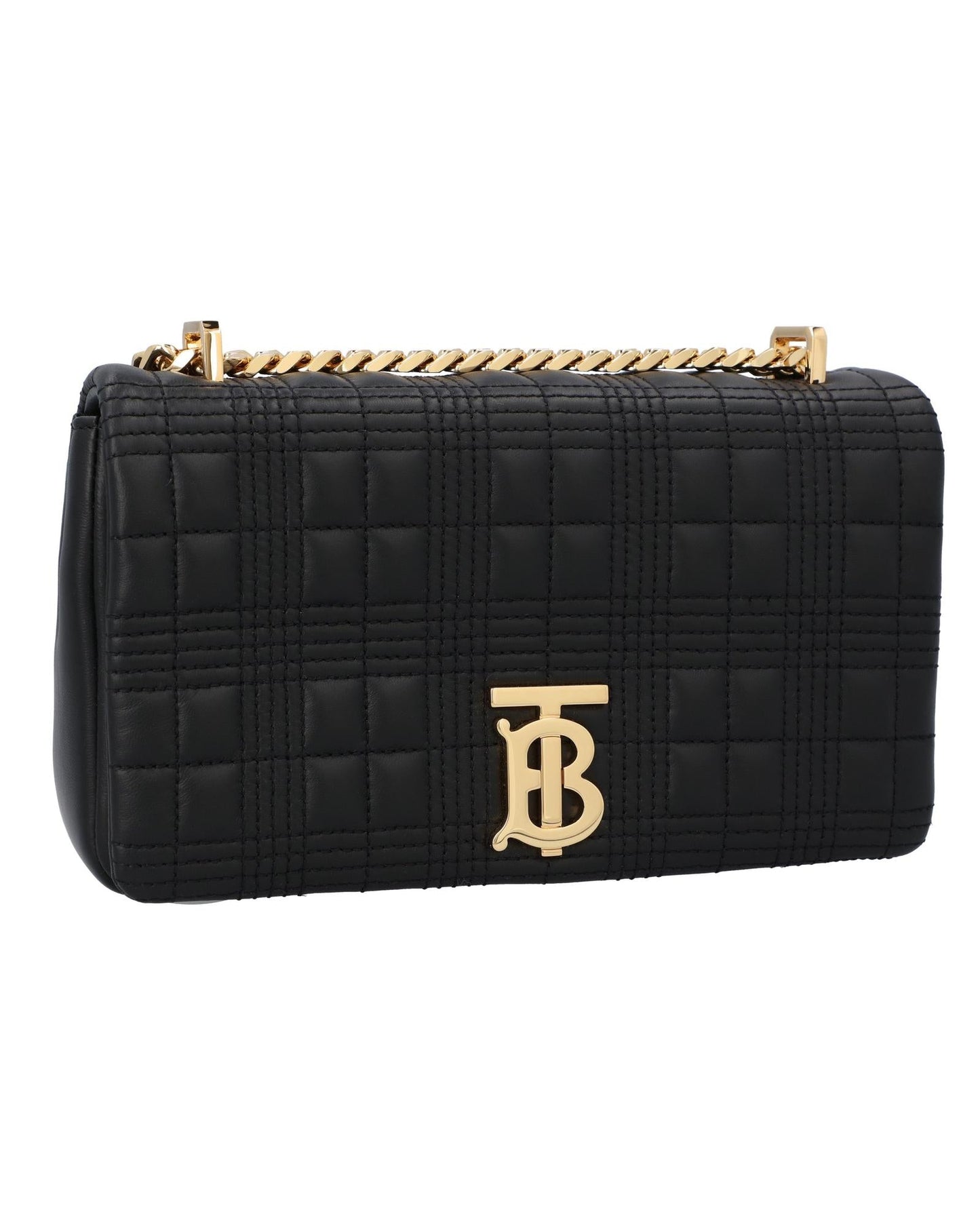 Burberry Women Messenger Leather Black Crossbody Bag