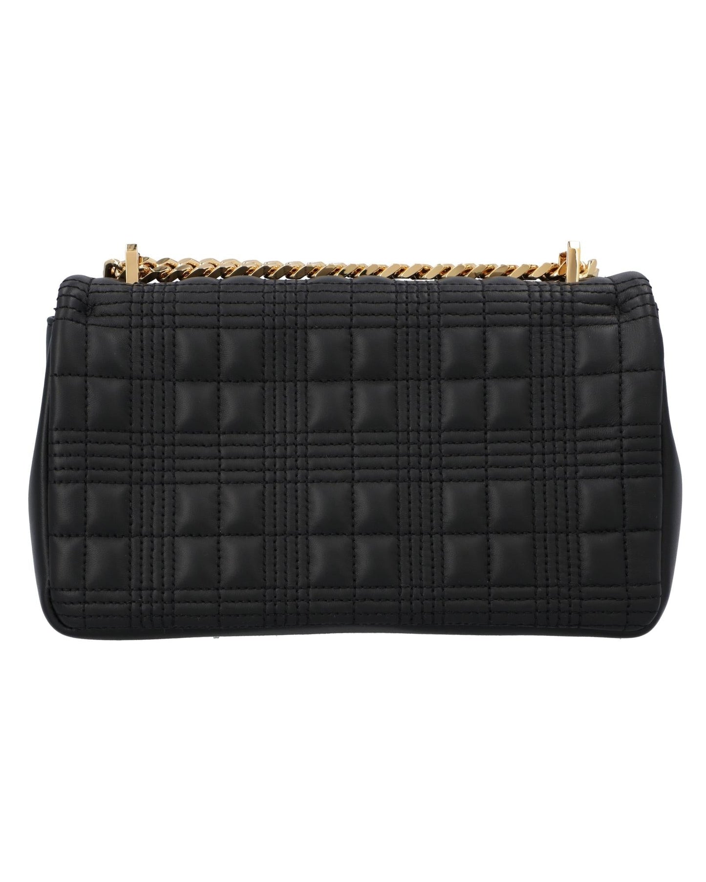 Burberry Women Messenger Leather Black Crossbody Bag
