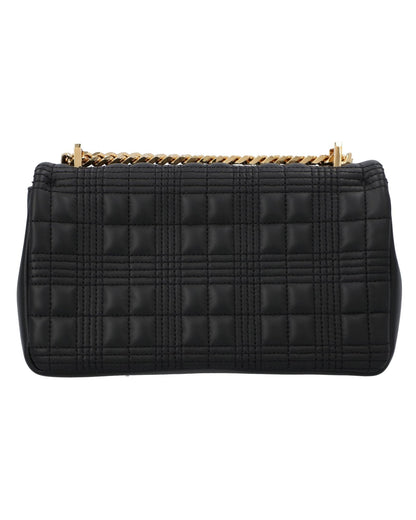 Burberry Women Messenger Leather Black Crossbody Bag